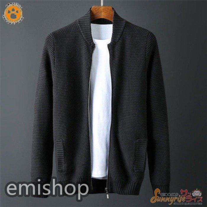 新作商品 メンズ 長袖 アウター カーディガン ニットカーディガン メンズ ジップアップ はおり セーター トップス 秋 カーデガン 裏起毛なし カーディガン サイズ L Www Oroagri Eu