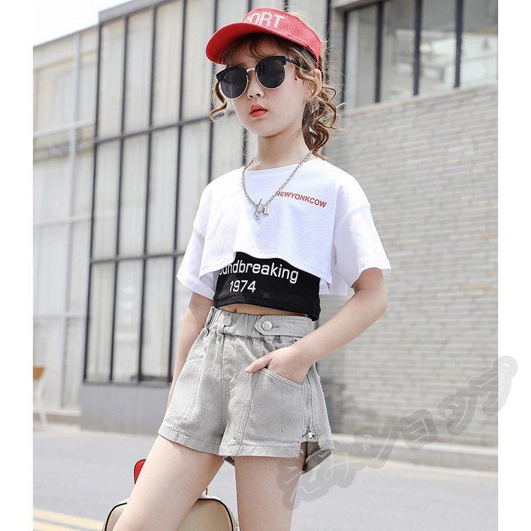 キッズダンス衣装 ヒップホップ 韓国子供 ダンス 子供 Hiphop 3点セット 女の子 売買 練習着 ジャズダンス 体操服 応援団