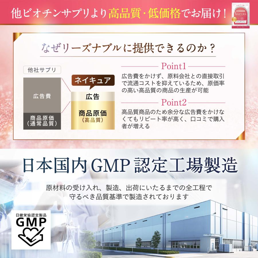 【美容皮膚医師＆ネイリストW監修】 ビオチン サプリ ネイキュア 【重金属有害物質検査済】 ネイル 爪 ケラチン 10000mg 13種類の美容成分 (１袋（３０日分）) |  | 07
