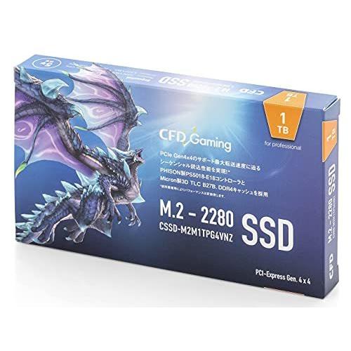 CFD販売 PG4VNZシリーズ 最新号掲載アイテム 1TB 読取り最大 7 000MB 秒 M.2 格安 価格でご提供いたします 2280 Gen4x4 内蔵 CFD PCIe CSSD-M2M1TPG4VNZ NVMe 接続 SSD