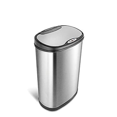 有名人芸能人 特別価格ninestars Dzt 50 13 Automatic Touchless Motion Sensor Oval Trash Can With B好評販売中 インテリア雑貨