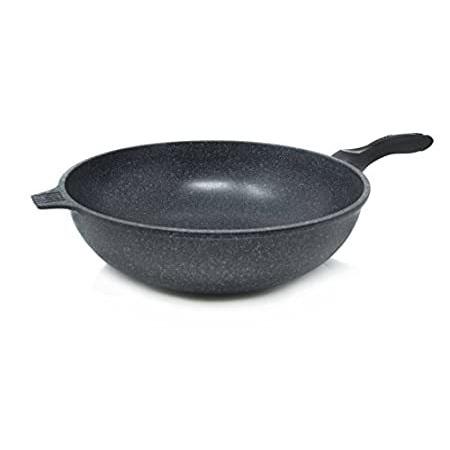最新作 特別価格Alpha Nonstick Marble Stone Coating Wok Pan, 13.4-Inch PFOA FREE好評販売中 フライパン 最新作 特別価格Alpha Nonstick Marble Stone Coating Wok Pan, 13.4-Inch PFOA FREE好評販売中 フライパン
