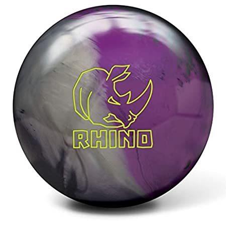 特別オファー 特別価格Brunswick Rhino Reactive PRE-DRILLED Bowling Ball- Charcoal/Silver/Violet 1好評販売中 ボール