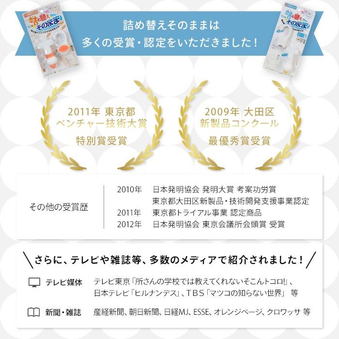 詰め替えそのまま ホワイト スタンダード 三輝 つめかえそのまま ワンセット バス 洗面所用品 吊り下げ 吊るす 袋ごと ぶら下げ｜emmarket｜09