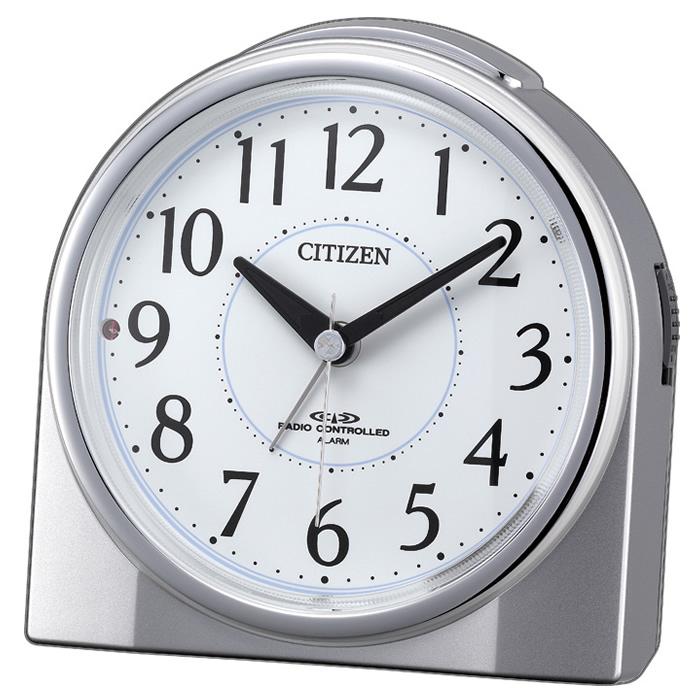 CITIZEN（シチズン） 置き時計 電波めざまし時計 アナログ 夜間自動