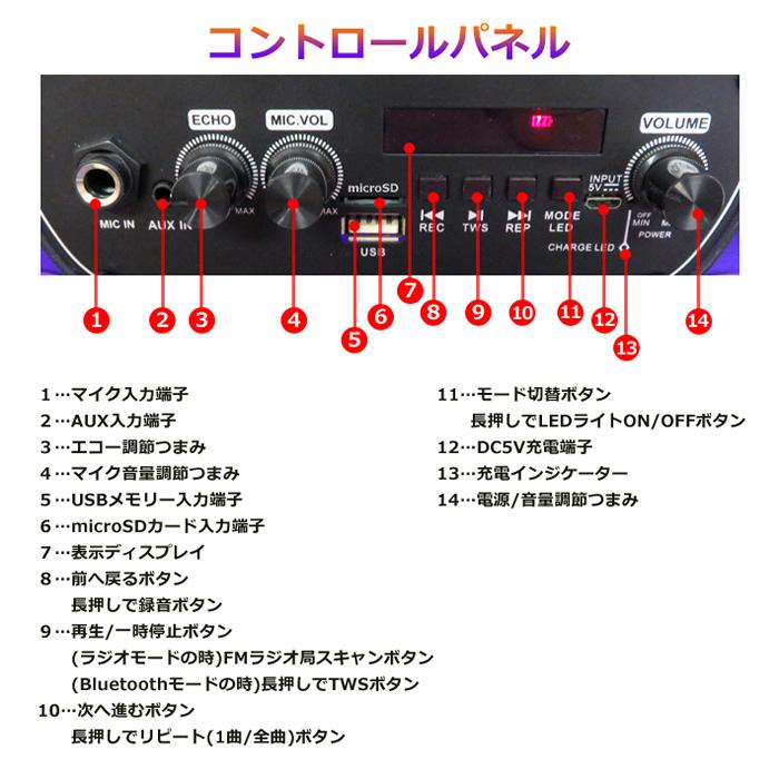 CICONIA（チコニア） 全身発光LEDパーティースピーカー CTGY10A【100