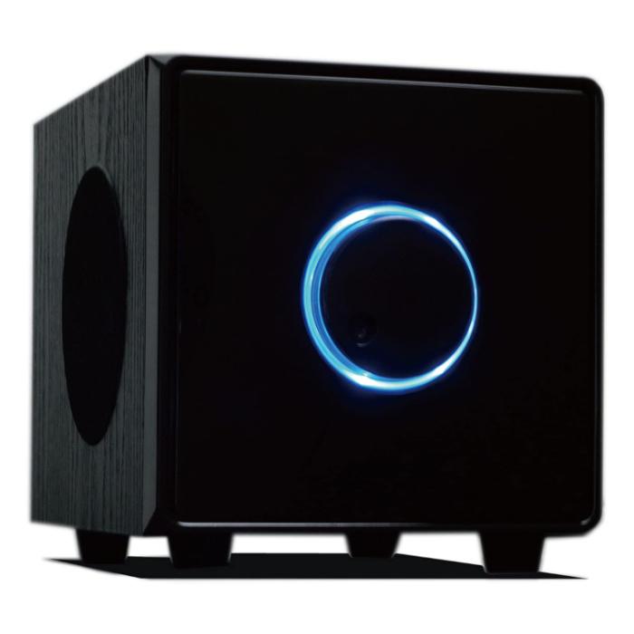 QUBE 2.1ch アンプ内蔵 Bluetoothスピーカー DAS19BT-BK ブラック【80