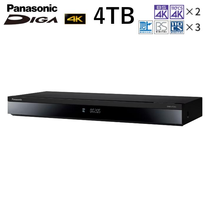DIGA パナソニック ブルーレイレコーダー 4TB 4Kチューナー内蔵