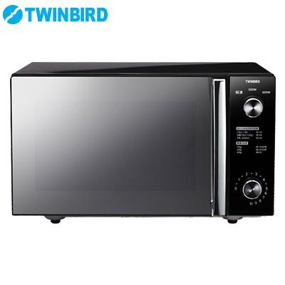 ツインバード（TWINBIRD） 20L フラット電子レンジ ミラーデザイン 単