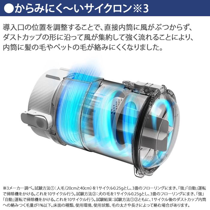 RACTIVE Air シャープ 掃除機 サイクロン式 クリーナー POWER EC-SR9-W