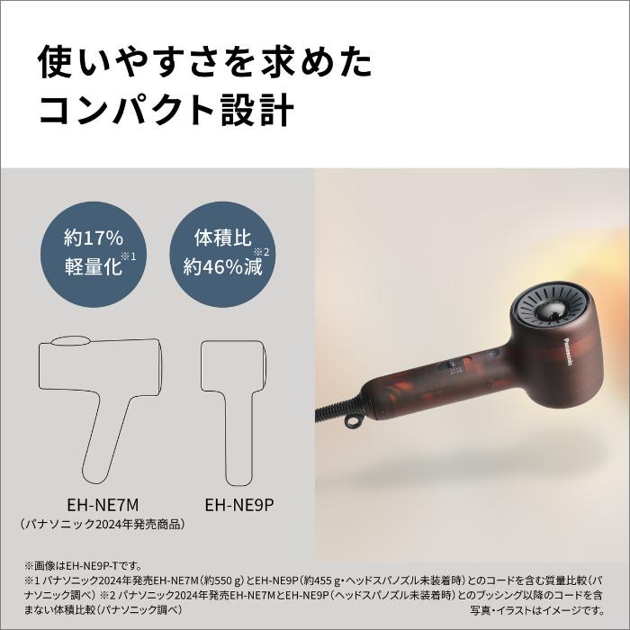 イオニティ パナソニック ヘアードライヤー ヘッドスパノズル付き EH