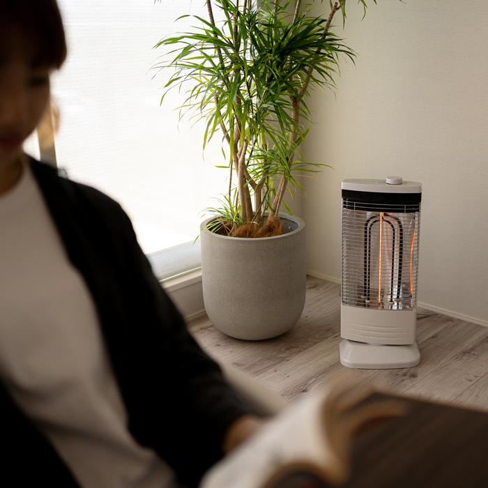 TOYOTOMI（トヨトミ） 速暖遠赤外線カーボンヒーター EWH-CS100P-W 