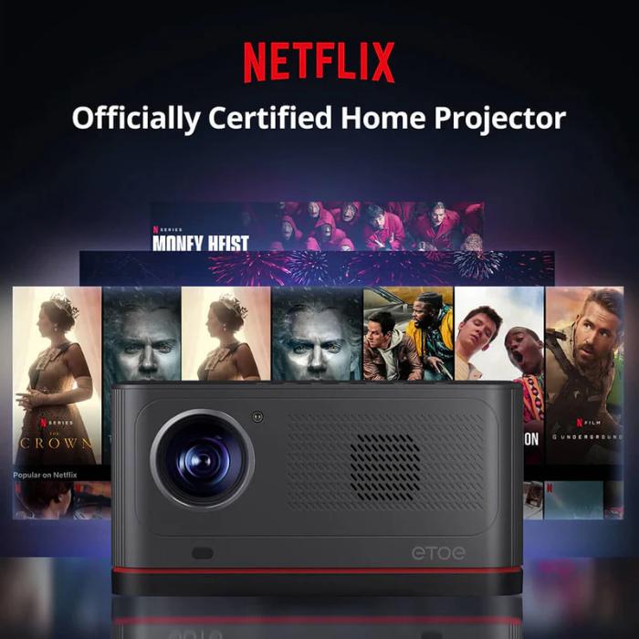 未開封 Netflix対応 プロジェクター whale tv テレビ・映像機器 未開封