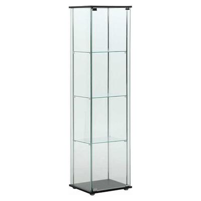 不二貿易 ガラスコレクションケース 4段 組立品 fj-96047
