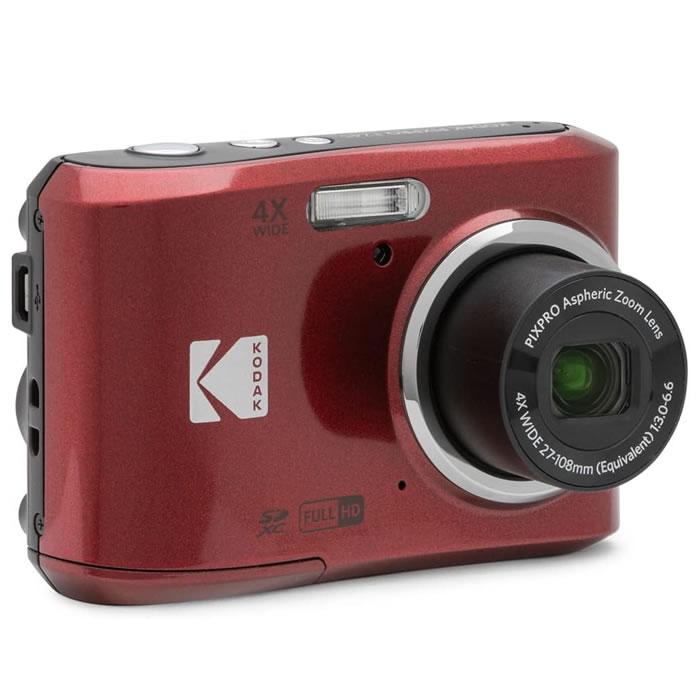 【単三電池で動く！】Kodak FZ43 レッド　本体 単三電池で動く！】Kodak FZ43 レッド スマホ転送OK 【公式通販】