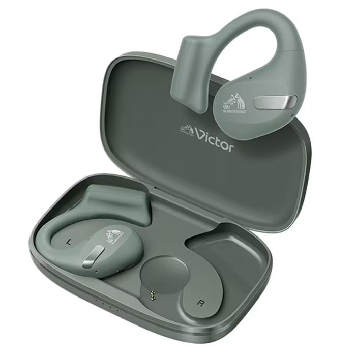 Victor ワイヤレスイヤホンHA-NP50T-G セージグリーン【中古】 Victor ワイヤレスイヤホンHA-NP50T-G セージグリーン【中古】
