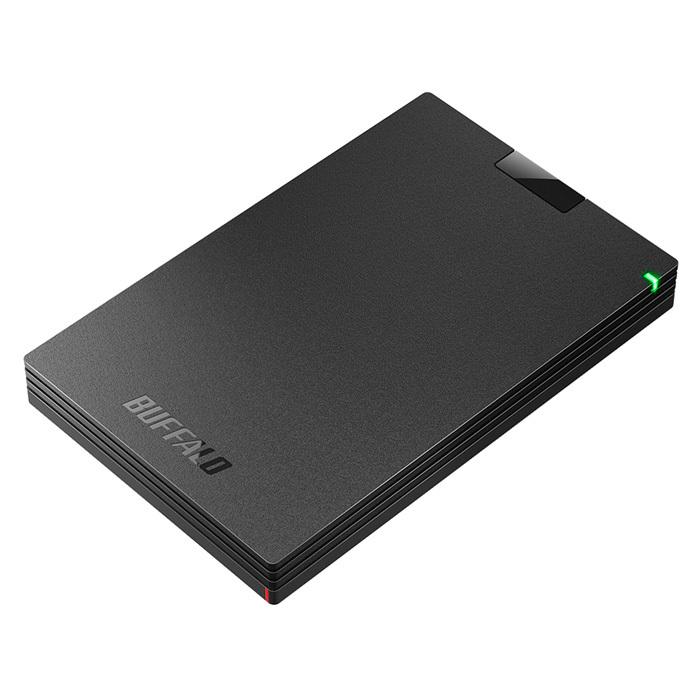バッファロー ポータブルHDD ブラック 1TB HD-PCG10U3-BBA