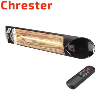 クレスター 即暖 赤外線暖房器 ペガサス 壁・上昇限度据えつける模範例 IP65雨合羽 野外当て嵌める可 100V 明かり暖房器 HEAT-A-101B 黒いこと Chrester【120大きさ】 ストーブ-家電