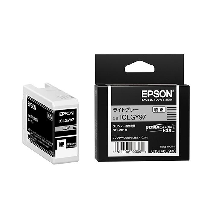 エプソン（EPSON） 純正 インクカートリッジ ICLGY97 ライトグレー