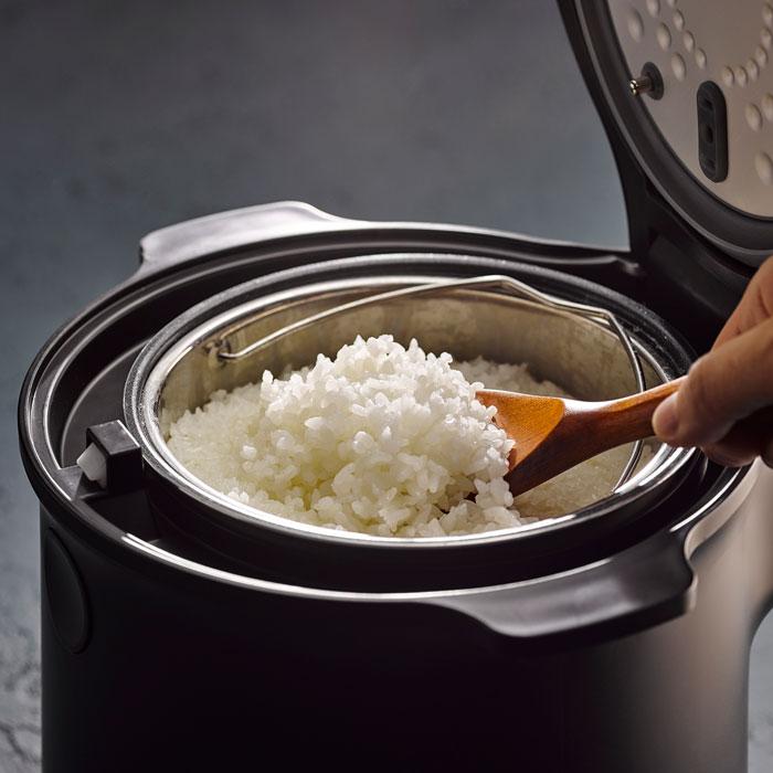 forty-four 糖質カット炊飯器 LOCABO JM-C20E-W 白 糖質カット2合炊き 