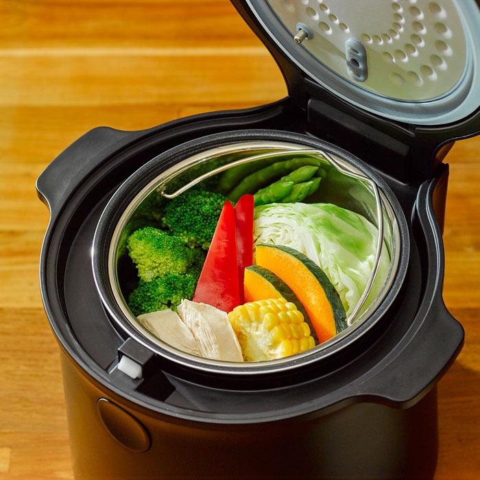 forty-four 糖質カット炊飯器 LOCABO JM-C20E-W 白 糖質カット2合炊き 