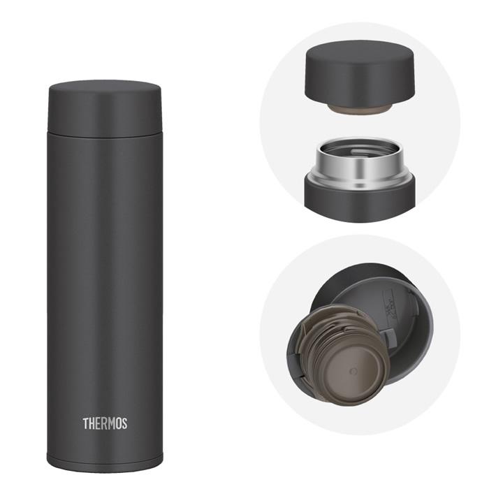 THERMOS（サーモス） 真空断熱ケータイマグ JOQ-481-SMB スモーク