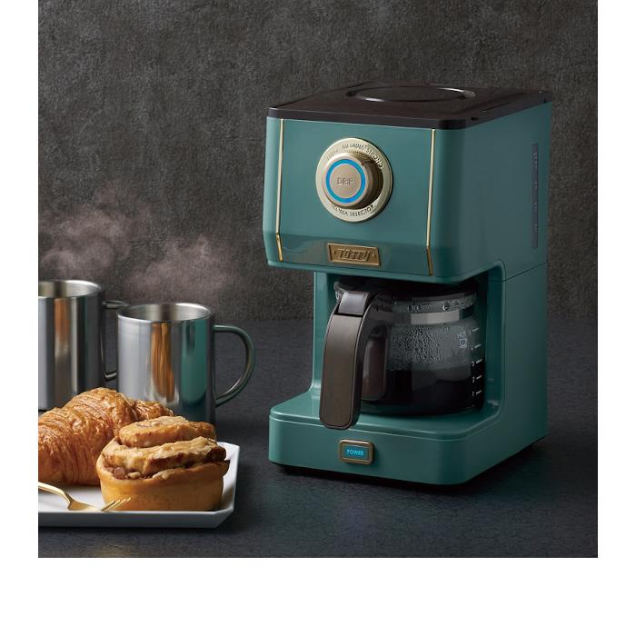 コーヒーメーカー・エスプレッソマシン Toffy K-CM5-SG GREEN Toffy アロマドリップコーヒーメーカー ｜ Toffy公式オンライン