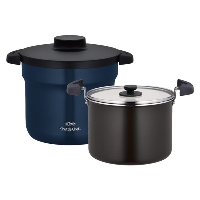 THERMOS（サーモス） シャトルシェフ KBJ-4502-NVY ネイビー 4.3L 4〜6