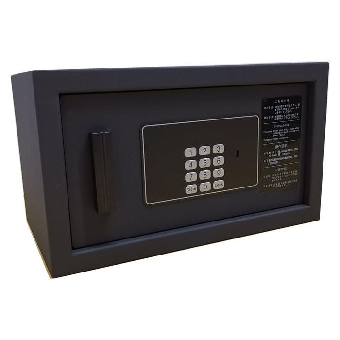 LOTS セフティボックス フロントオープンタイプ LS-2035F グレー 金庫