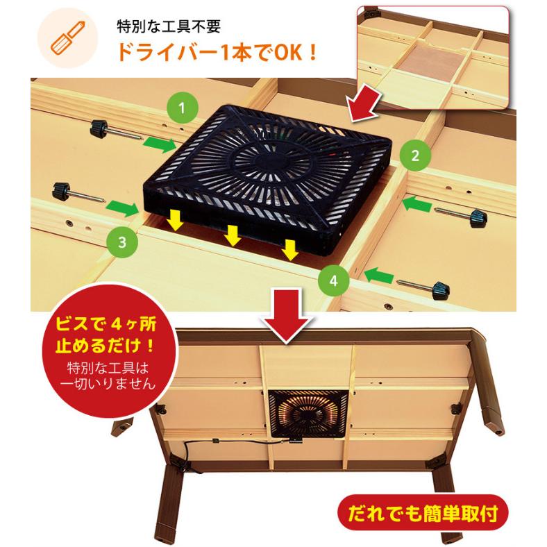 メトロ電気工業 METRO こたつ用 取替ヒーター 500W オレンジヒート 遠