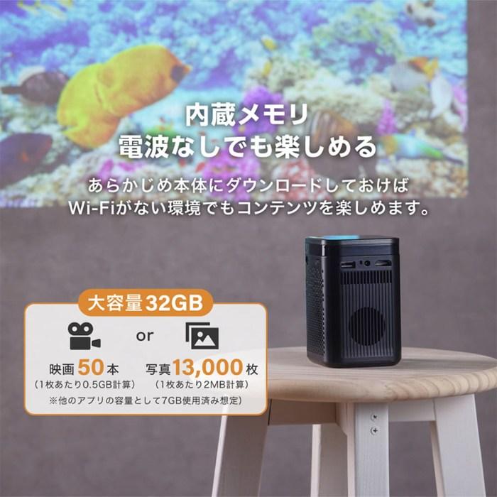 MAXZEN（マクスゼン） ポータブル プロジェクター 120ANSIルーメン DLP