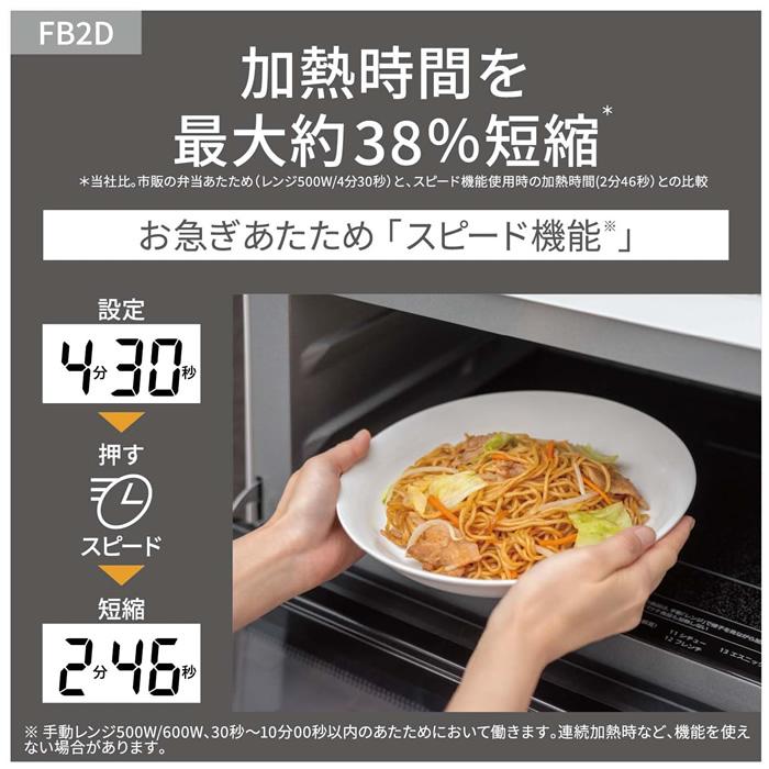 【未使用】 Panasonic NE-FB2D-W 電子レンジ 2025年製 Bistro（Panasonic） パナソニック NE-FB2D-W[5年延長保証無料進呈