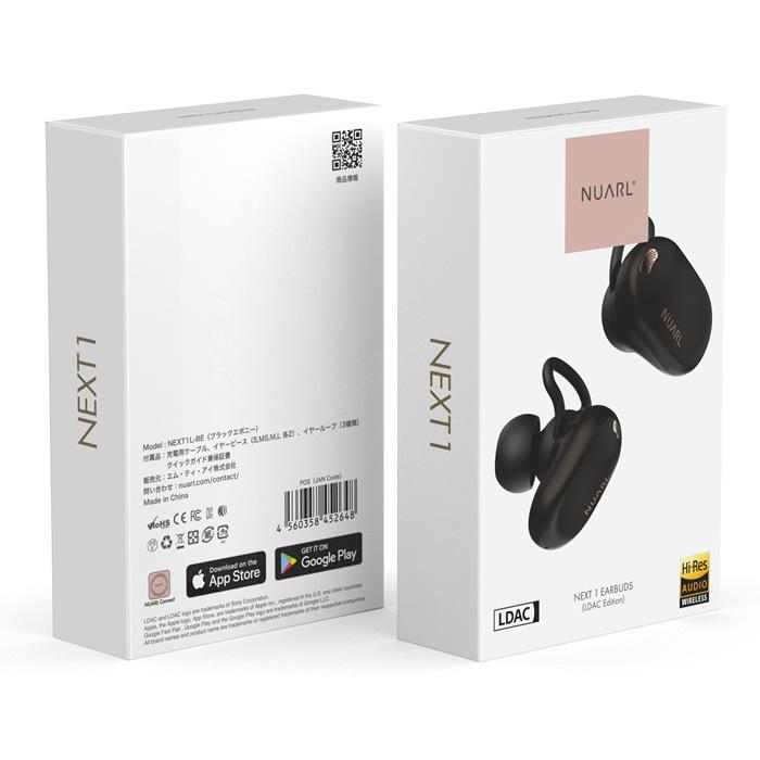 ヘッドフォン/イヤフォン Nuarl NEXT1  Earbuds (LDAC Edition) NUARLから最小クラスのワイヤレスイヤホン「NEXT 1」が発売！