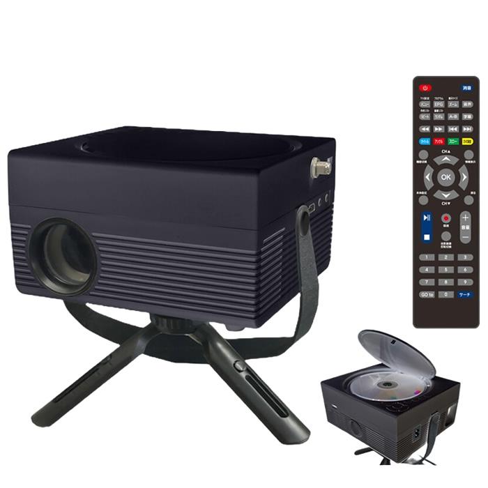 OVERTIME OVER TIME TVチューナー＆DVD付 LEDプロジェクター OT