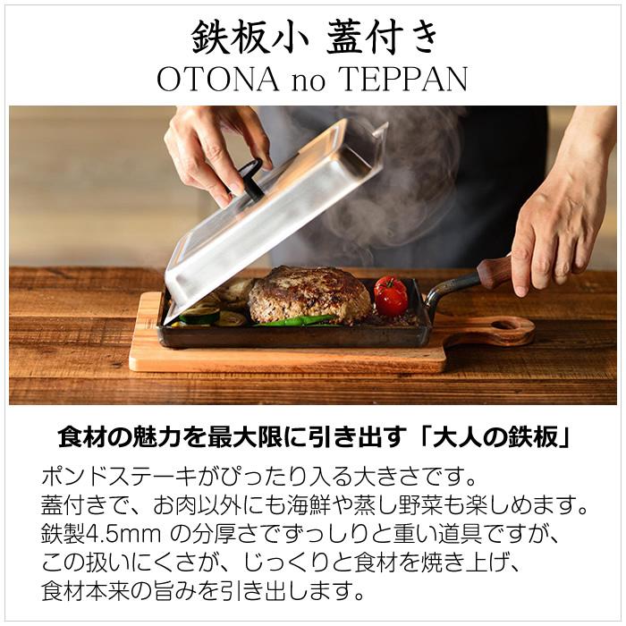 大人の鉄板 オークス フライパン 鉄板小 蓋付き OTS8100 : 家電と雑貨