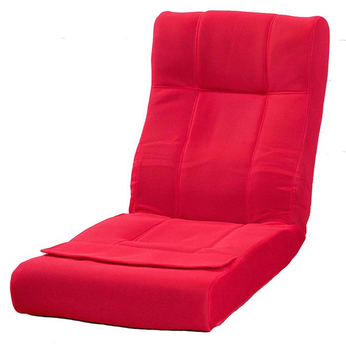 ピュアフィット 腹筋 座椅子 らくらく腹筋生活DX 角度調整 14段階 PF2250-RD レッド