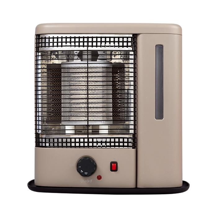 QUADS（クワッズ） スチーム加湿機能付 電気ストーブ WARMTH