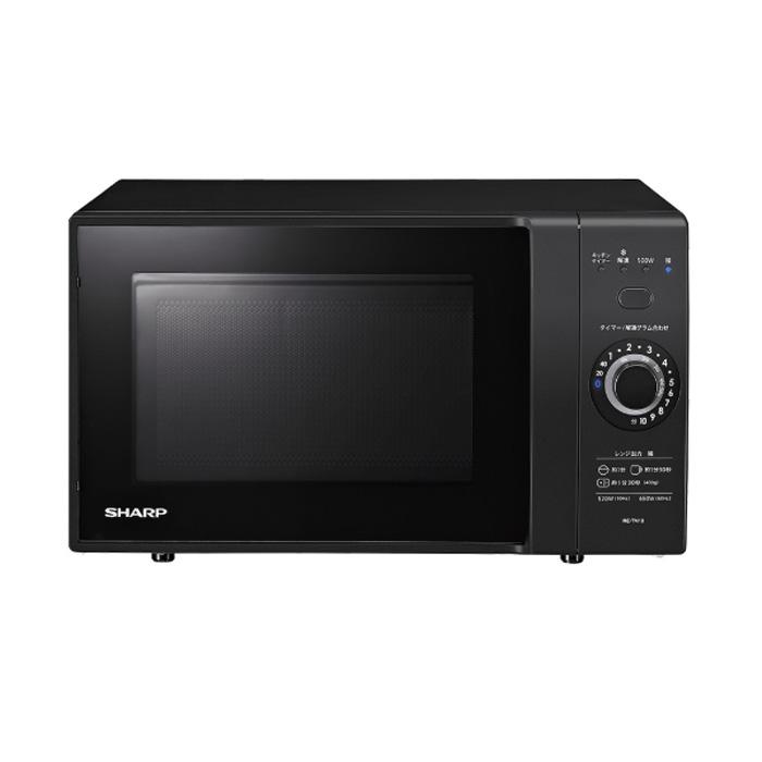 SHARP シャープ単機能 電子レンジ 18L/ヘルツ フリー/ターンテーブル/ブラック系RE-TM18-B SHARP（シャープ） 18L 単機能 電子レンジ RE-TM18-B ブラック系