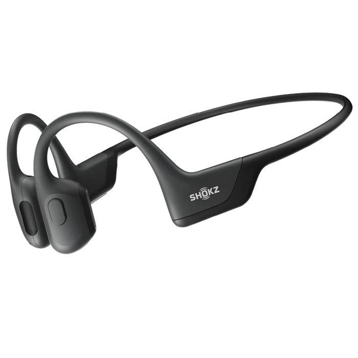 Shokz 骨伝導イヤホン OpenRun Pro マイク対応 Bluetooth ワイヤレスイヤホン SKZ-EP-000007 ブラック【80サイズ】｜emon-shop