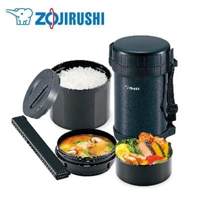 ステンレスランチジャー お弁当 ジャー 象印 お茶碗4杯分 レア 大容量 象印（ZOJIRUSHI） ステンレスランチジャー 「お・べ・ん・と」 茶碗4