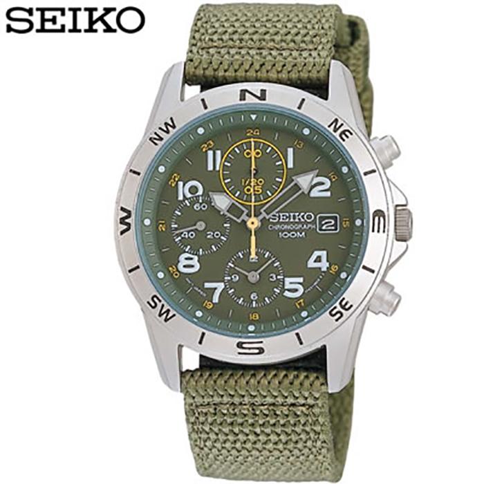 SEIKO（セイコー） 正規品 腕時計 メンズ SND377R カーキ 【60サイズ