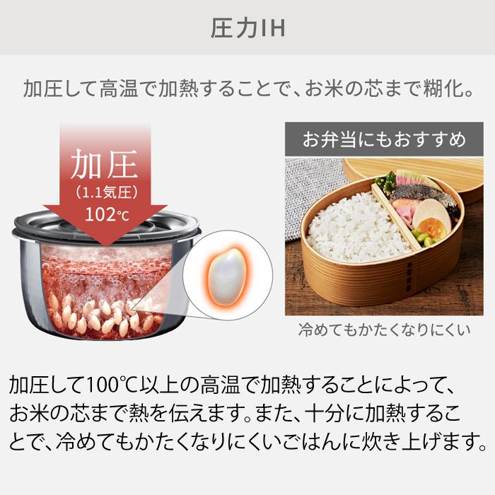 Panasonic（パナソニック） 炊飯器 5合炊き 圧力IH炊飯器 圧力IHジャー