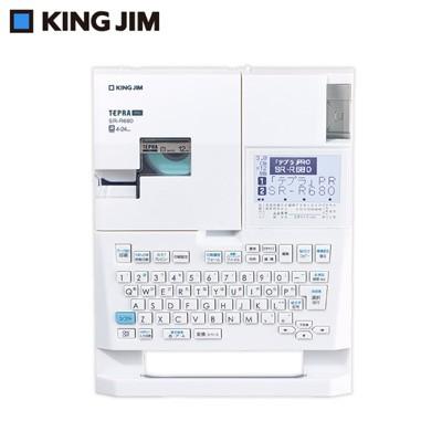 キングジム ラベルライタ− テプラ PRO SR-R680 ホワイト【60サイズ】｜emon-shop