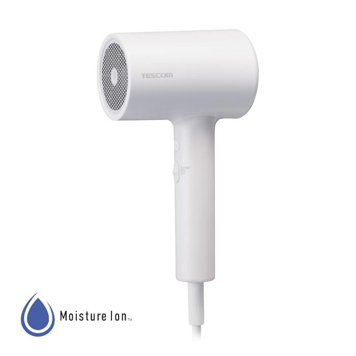 テスコム ドライヤー モイスチャーイオン ヘアドライヤー TDX300A-W ホワイト 速乾 大風量 マイナスイオン うるおい コンパクト テスコム（TESCOM） ドライヤー モイスチャーイオン ヘアドライヤー