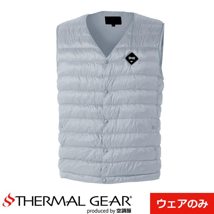 サーマルギア（R） 発熱防寒ベスト 3Lサイズ グレー TG22102K50S5 株式会社空調服 空調服 サーマルギア（R） 発熱防寒ベスト 3Lサイズ グレー
