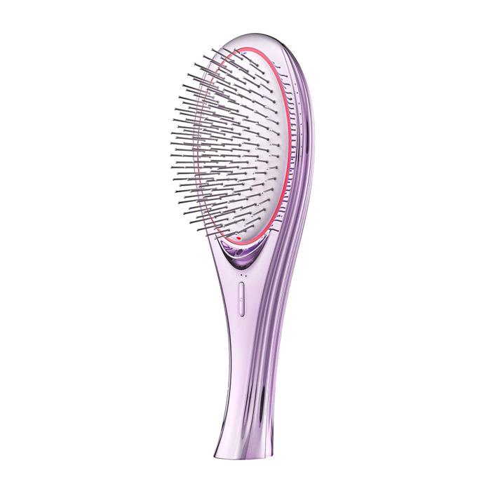 WAVEWAVE WAVEWAVE EMS Brush Air EMS搭載 クッションブラシ WH41-01-PL パープル : 家電と雑貨の ...
