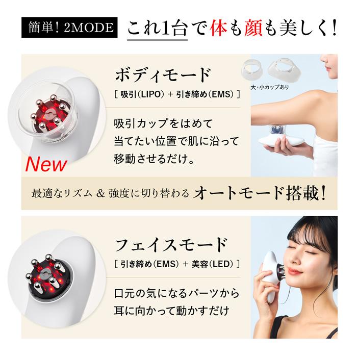 WAVEWAVE EMS美容機器 EMS Slim Esthe Plus WH52-01の画像