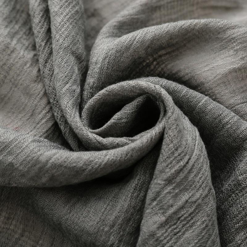 送料無料 男女兼用 大判薄型 無地 ロングフリンジ ストール スカーフ パレオ　　91110d |  | 03