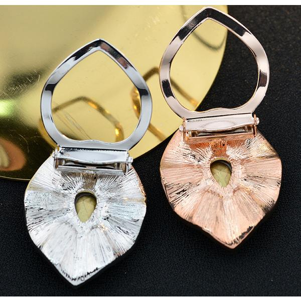 送料無料 スカーフリング ブローチ 着物帯止め ドロップデザイン 　b1312b |  | 03