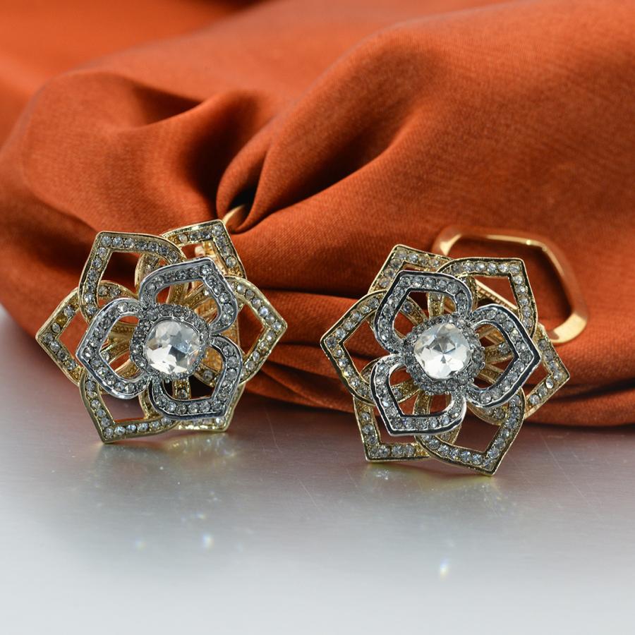 送料無料 華やかなフラワーデザインスカーフリング ブローチ 着物帯留め　b1319 |  | 03